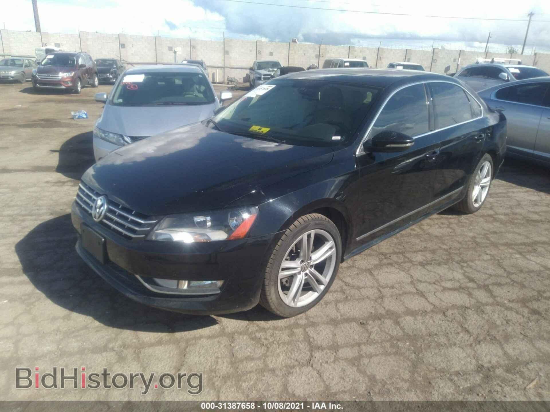 2012 VOLKSWAGEN PASSAT - VIN: 1VWCN7A32CC039009 - Фото 2