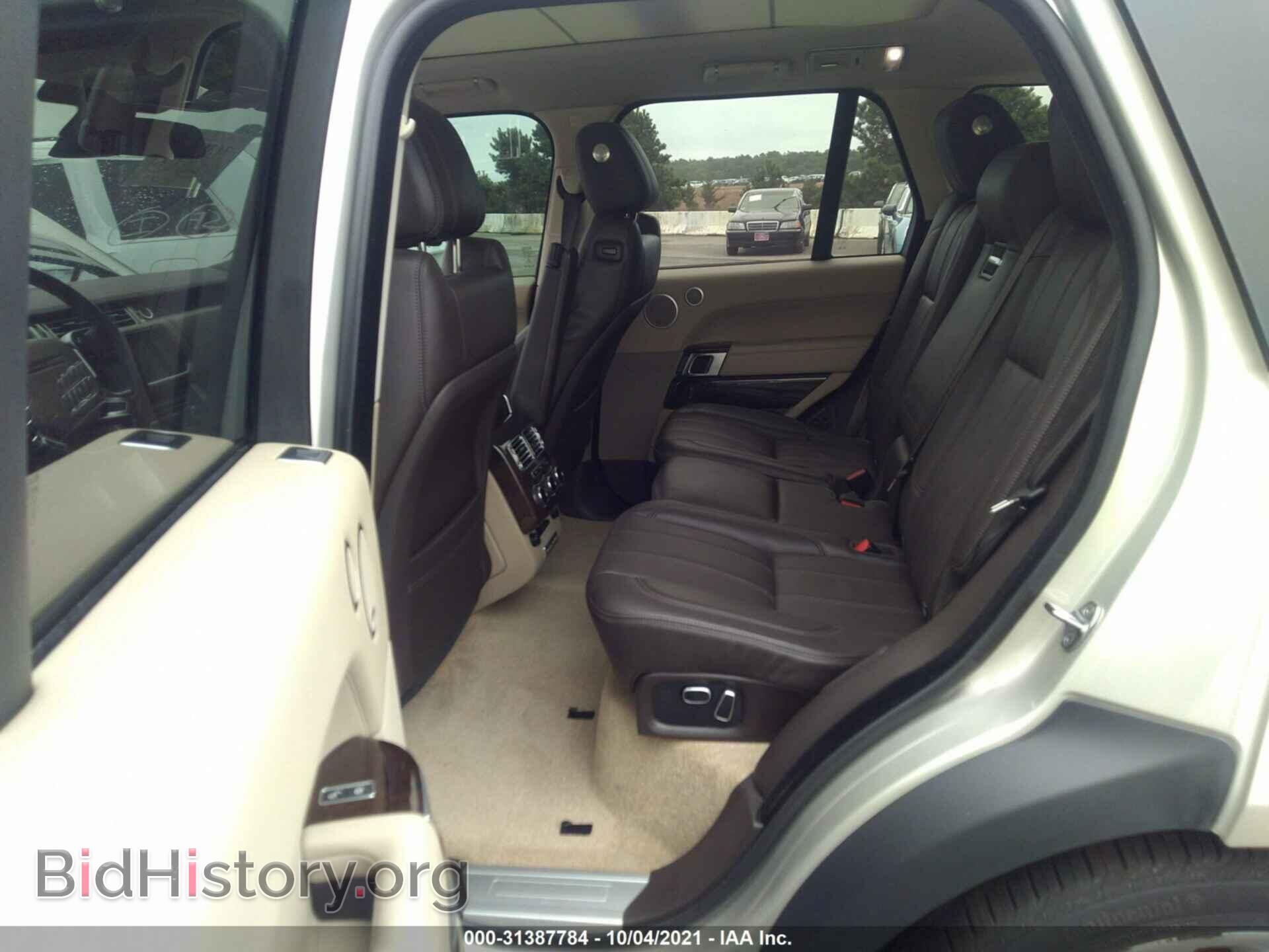 2014 LAND ROVER RANGE ROVER - VIN: SALGS2WF4EA174244 - Фото 8