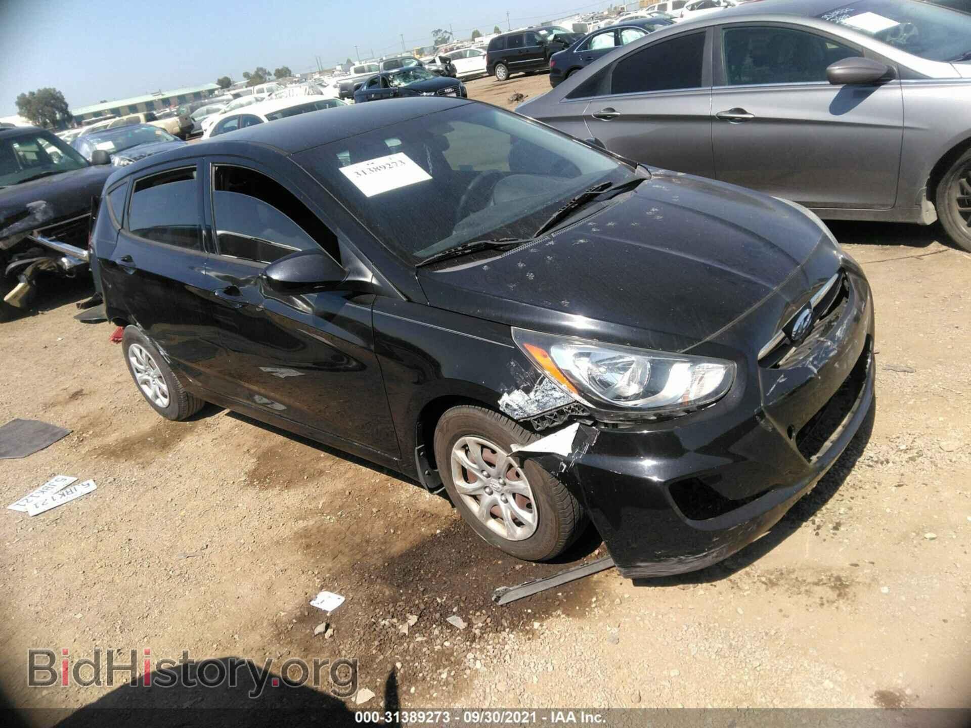 Фотография KMHCT5AE9DU126377 - HYUNDAI ACCENT 2013