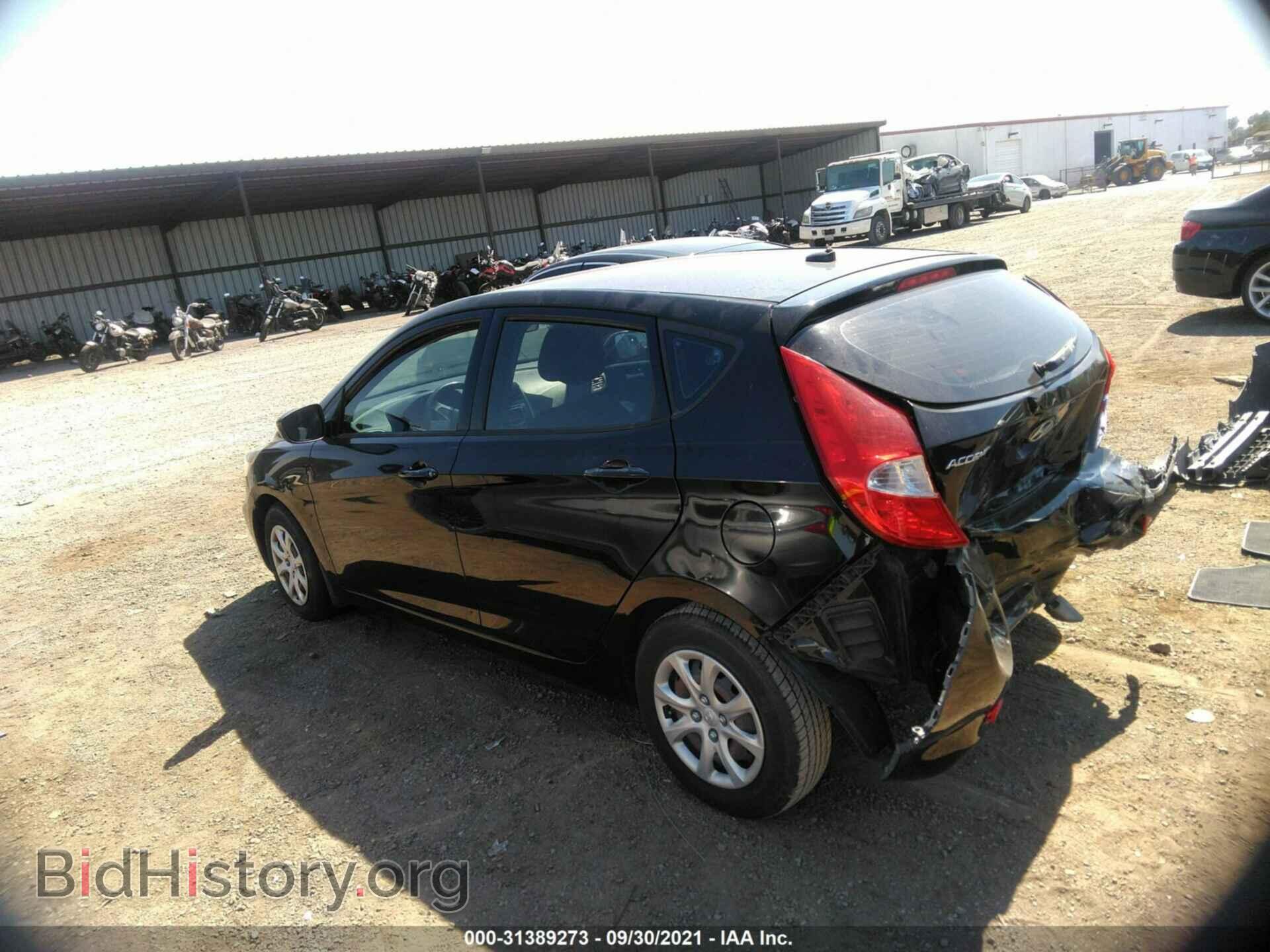 2013 HYUNDAI ACCENT - VIN: KMHCT5AE9DU126377 - Фото 3