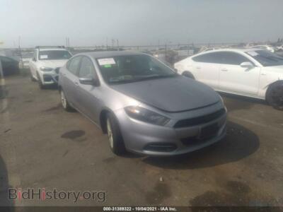 2014 Dodge DART SXT, silver — VIN 1C3CDFBB3ED708900, IAAI