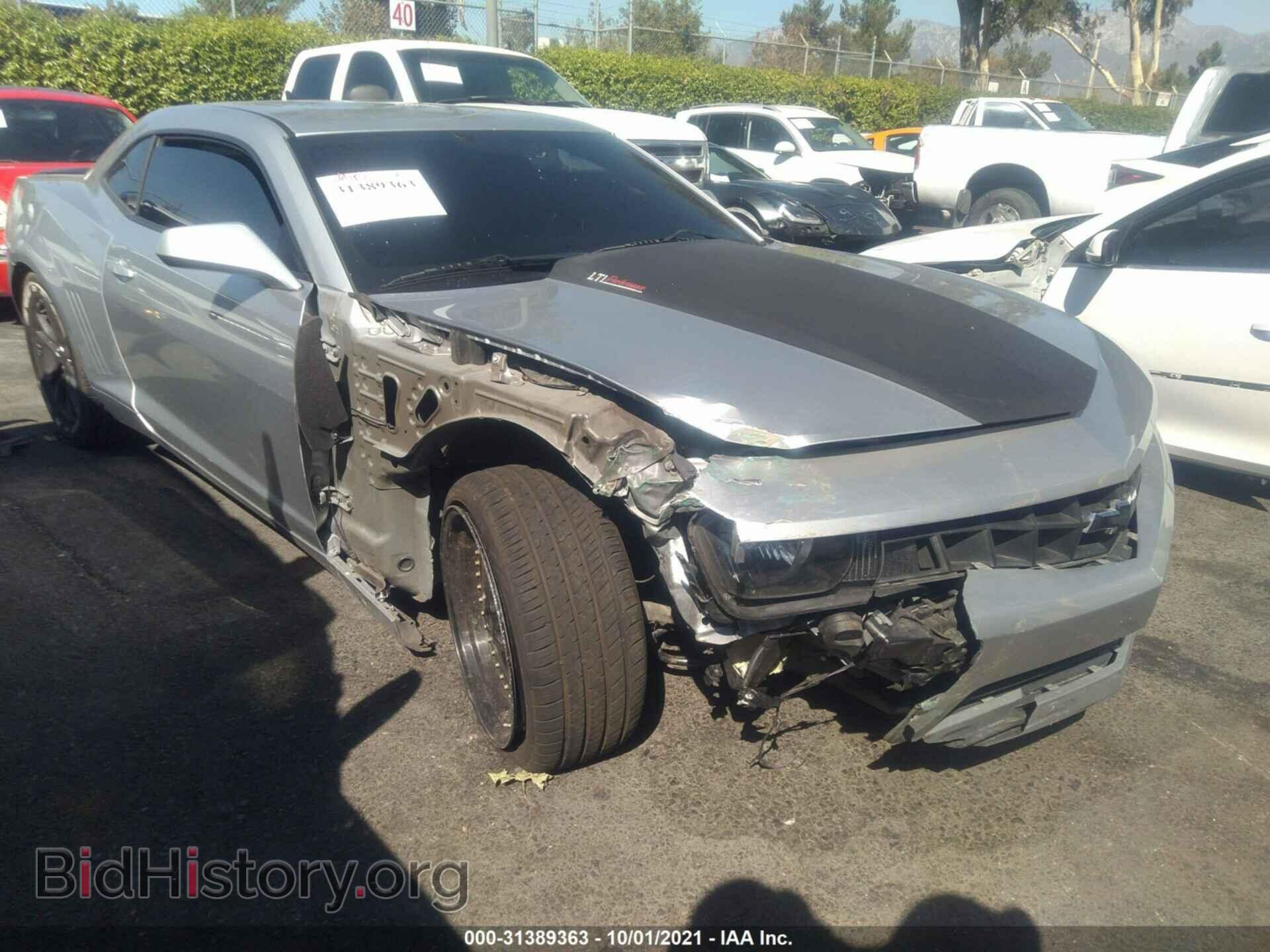 Photo 2G1FB1E39D9106433 - CHEVROLET CAMARO 2013