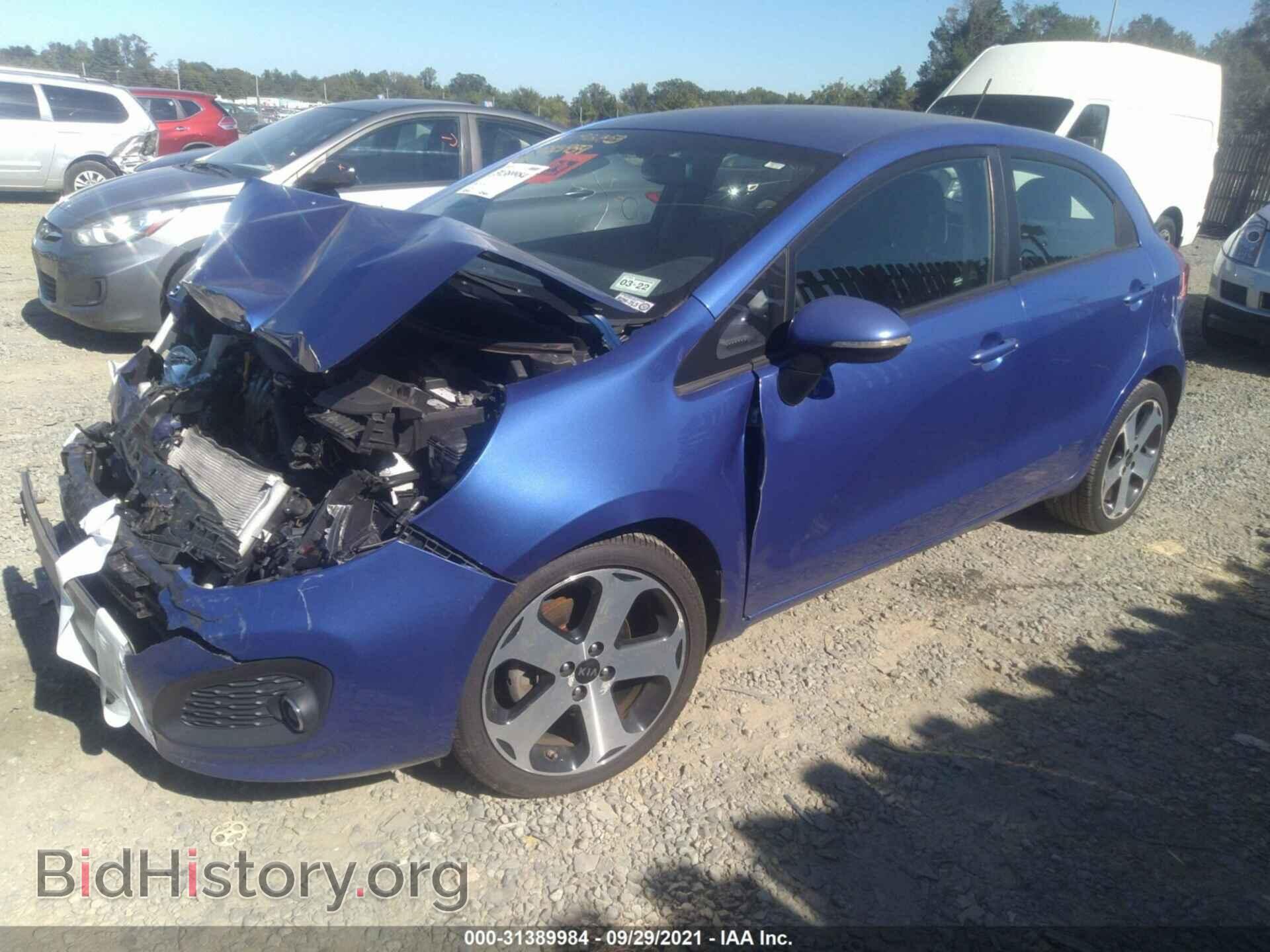 2012 KIA RIO - VIN: KNADN5A37C6060039 - Фото 2