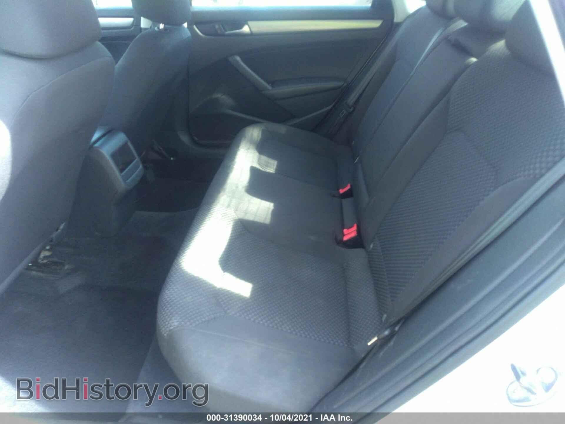 2012 VOLKSWAGEN PASSAT - VIN: 1VWAP7A33CC057939 - Фото 8