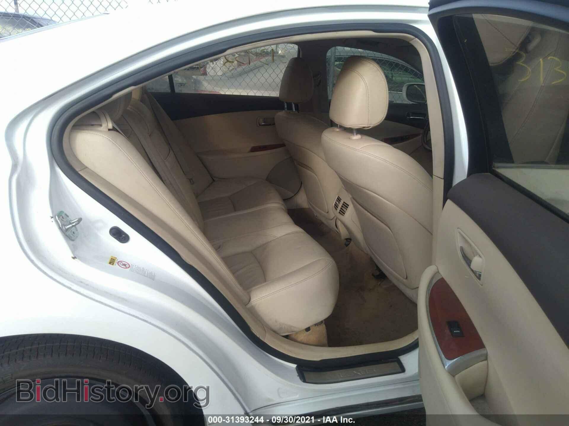 2012 LEXUS ES 350 - VIN: JTHBK1EG1C2480944 - Фото 8