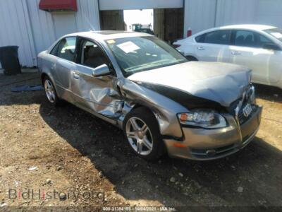 2007 Audi A4 2.0T, silver — VIN WAUDF78E87A041213, IAAI