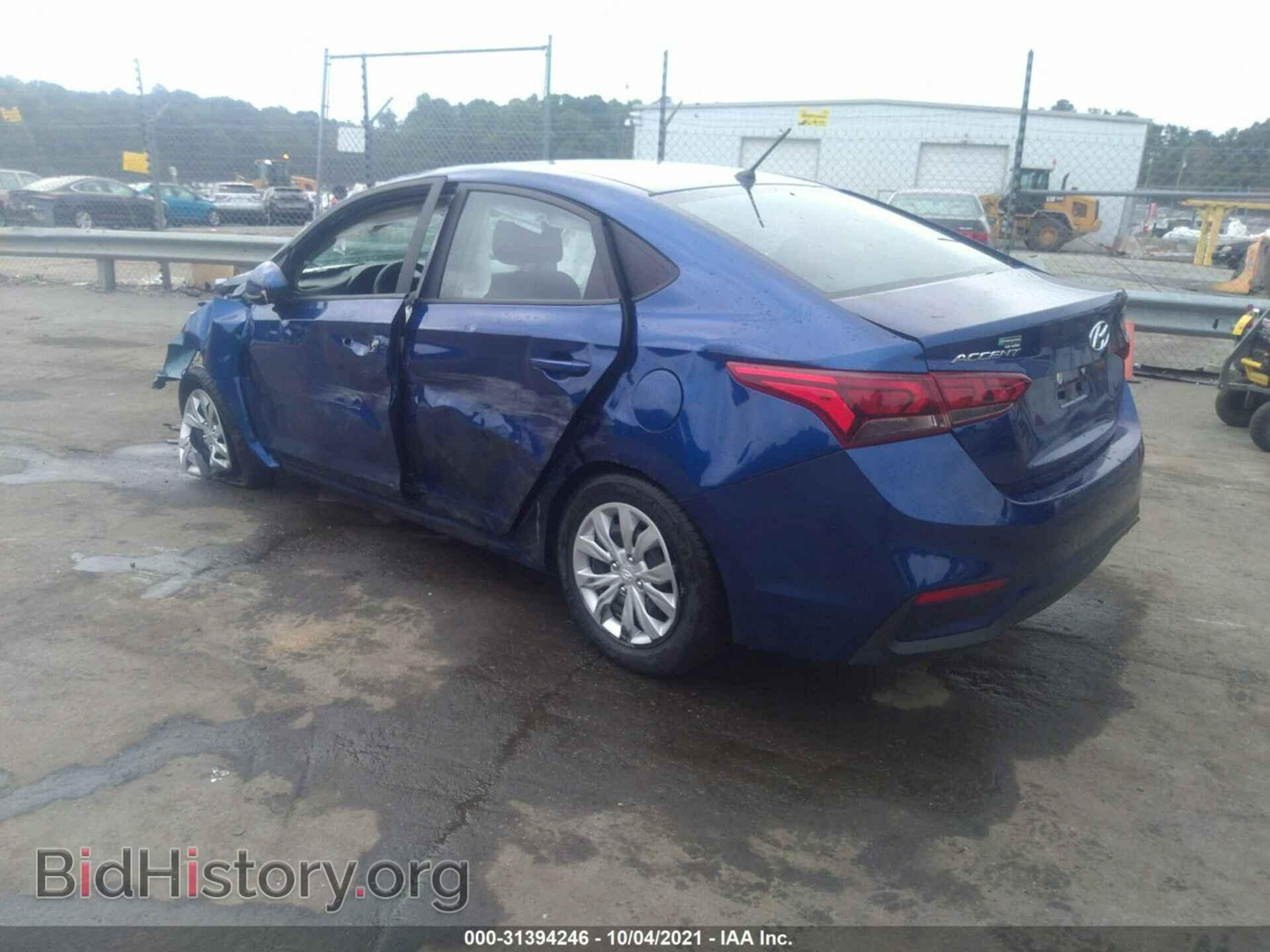 2020 HYUNDAI ACCENT - VIN: 3KPC24A62LE118404 - Фото 3
