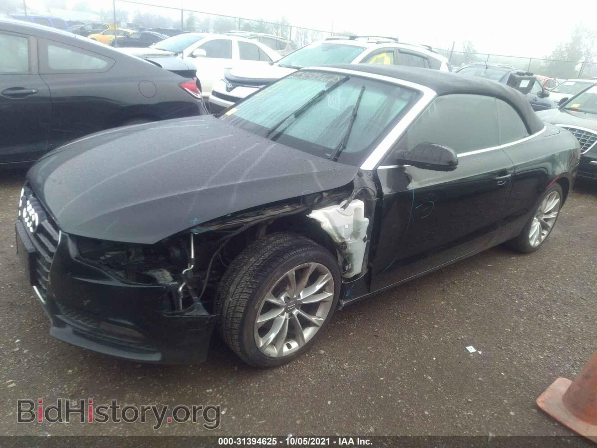 2013 AUDI A5 - VIN: WAULFAFH2DN011005 - Photo 2