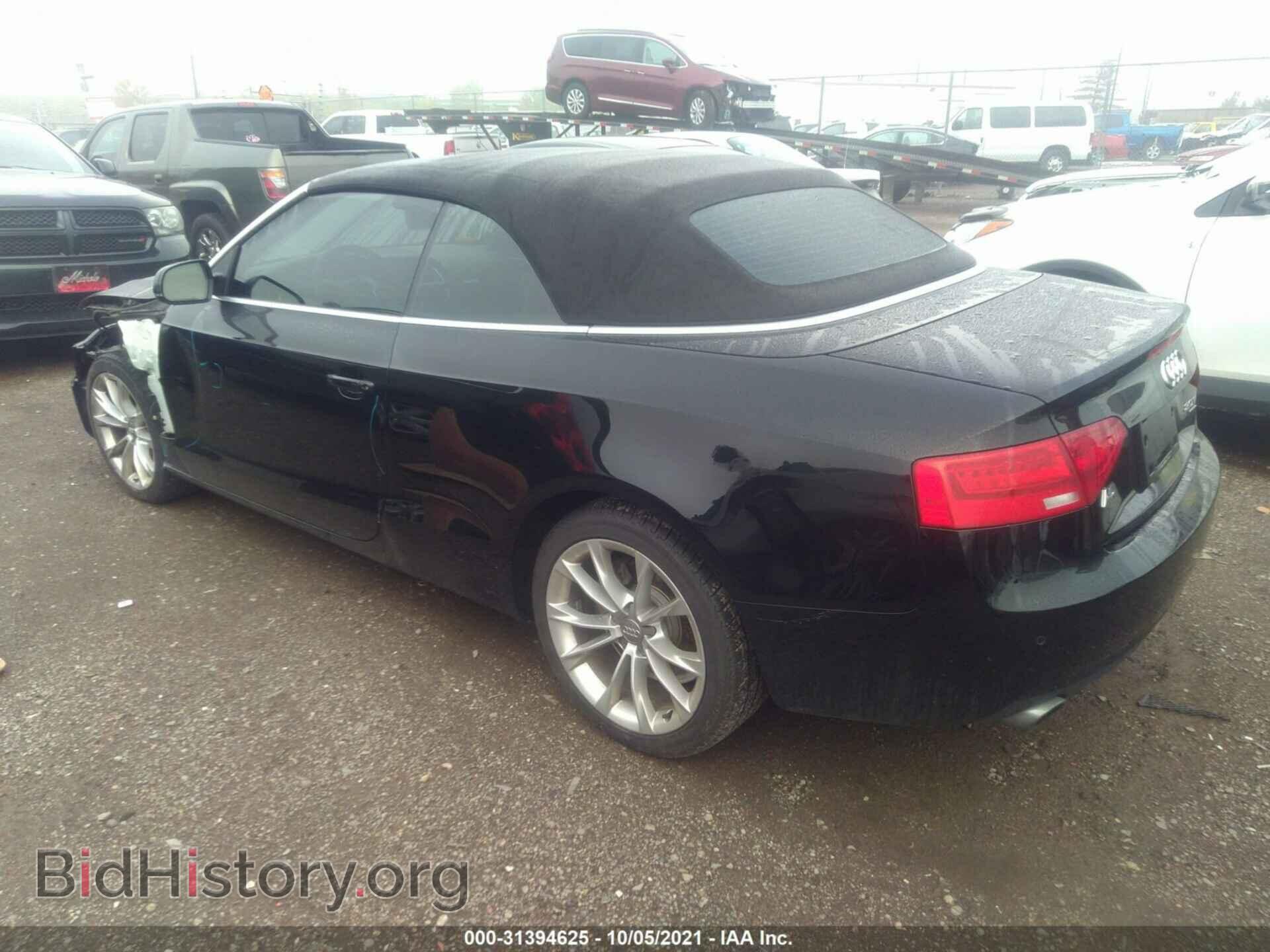 2013 AUDI A5 - VIN: WAULFAFH2DN011005 - Photo 3