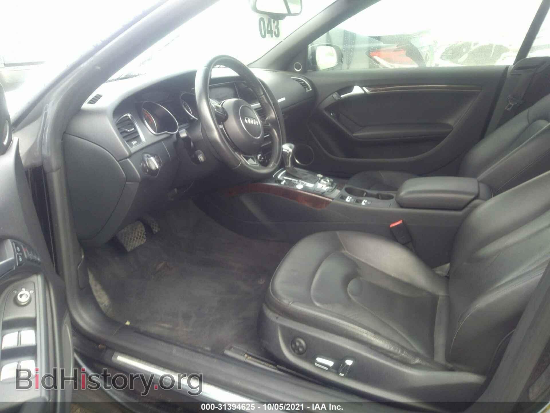 2013 AUDI A5 - VIN: WAULFAFH2DN011005 - Photo 5