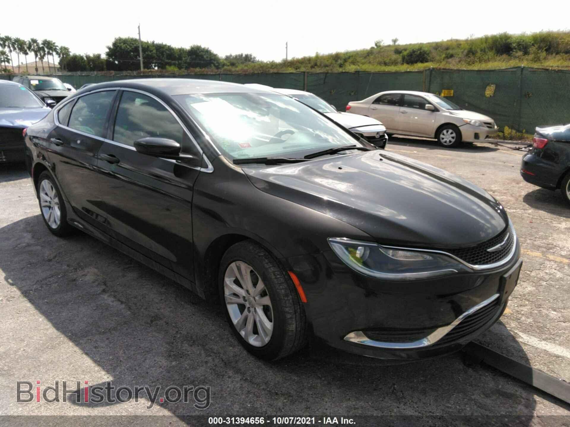 Фотография 1C3CCCAB9FN606970 - CHRYSLER 200 2015