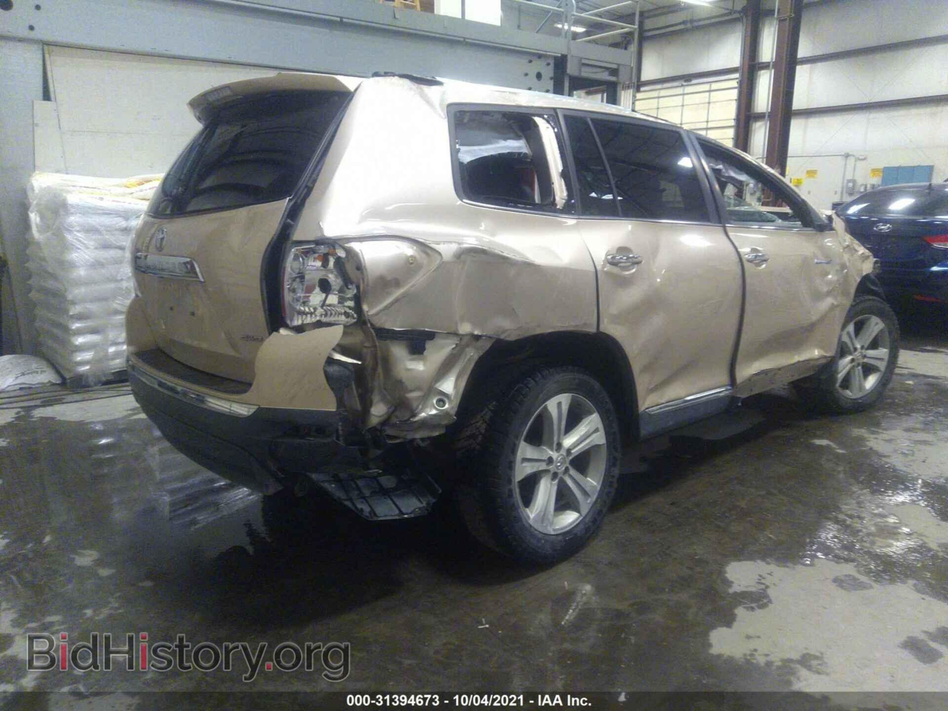 2013 TOYOTA HIGHLANDER - VIN: 5TDDK3EH8DS234627 - Фото 4