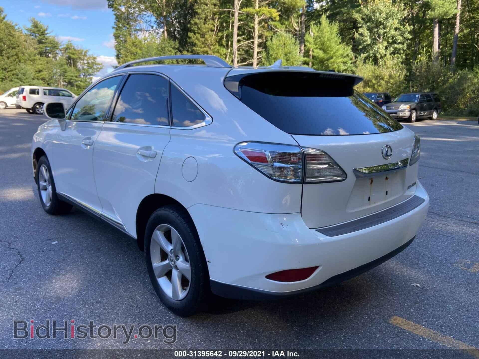 2011 LEXUS RX 350 - VIN: 2T2BK1BA0BC083366 - Фото 3