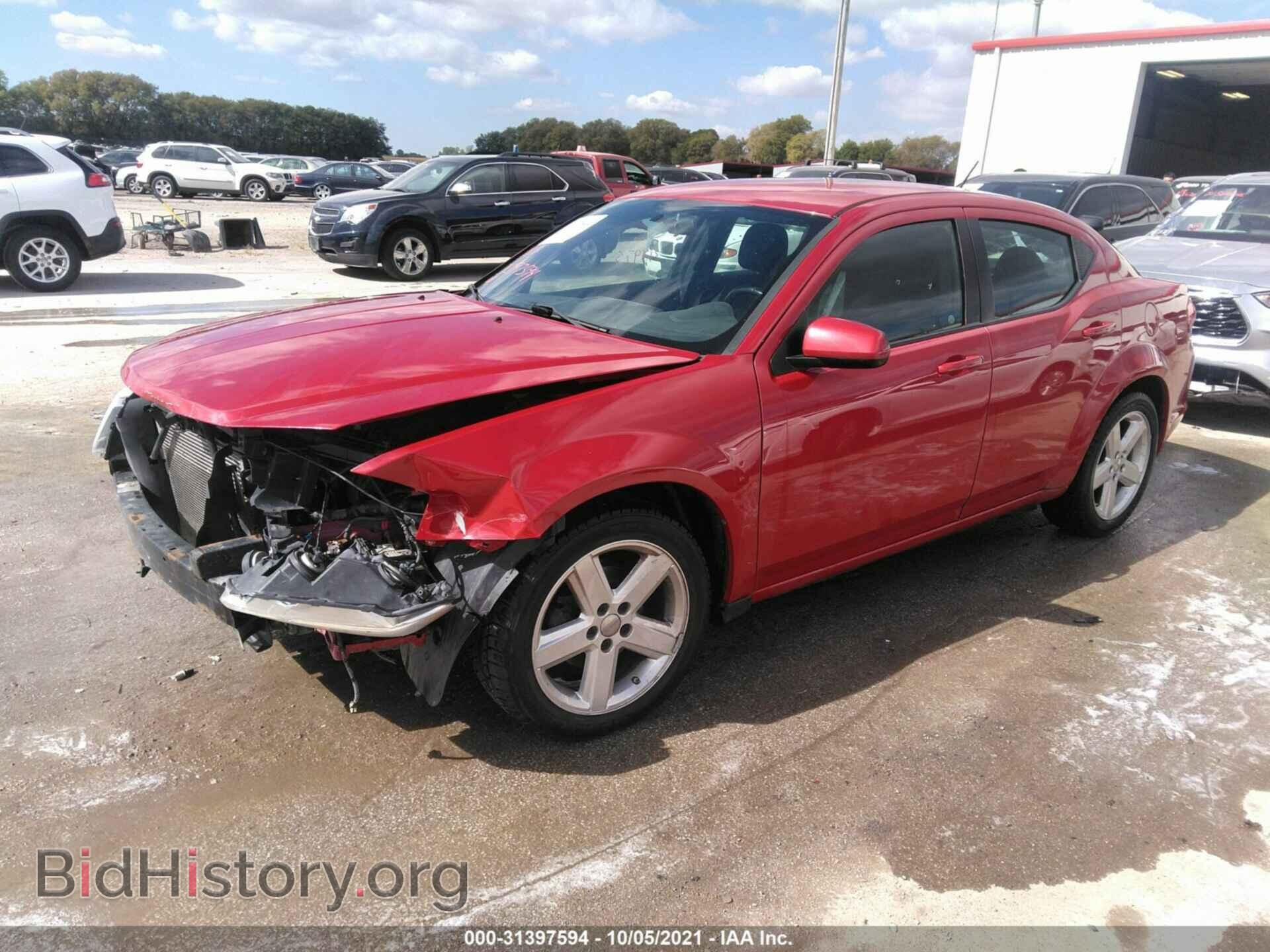 2013 DODGE AVENGER - VIN: 1C3CDZCB1DN708449 - Фото 2
