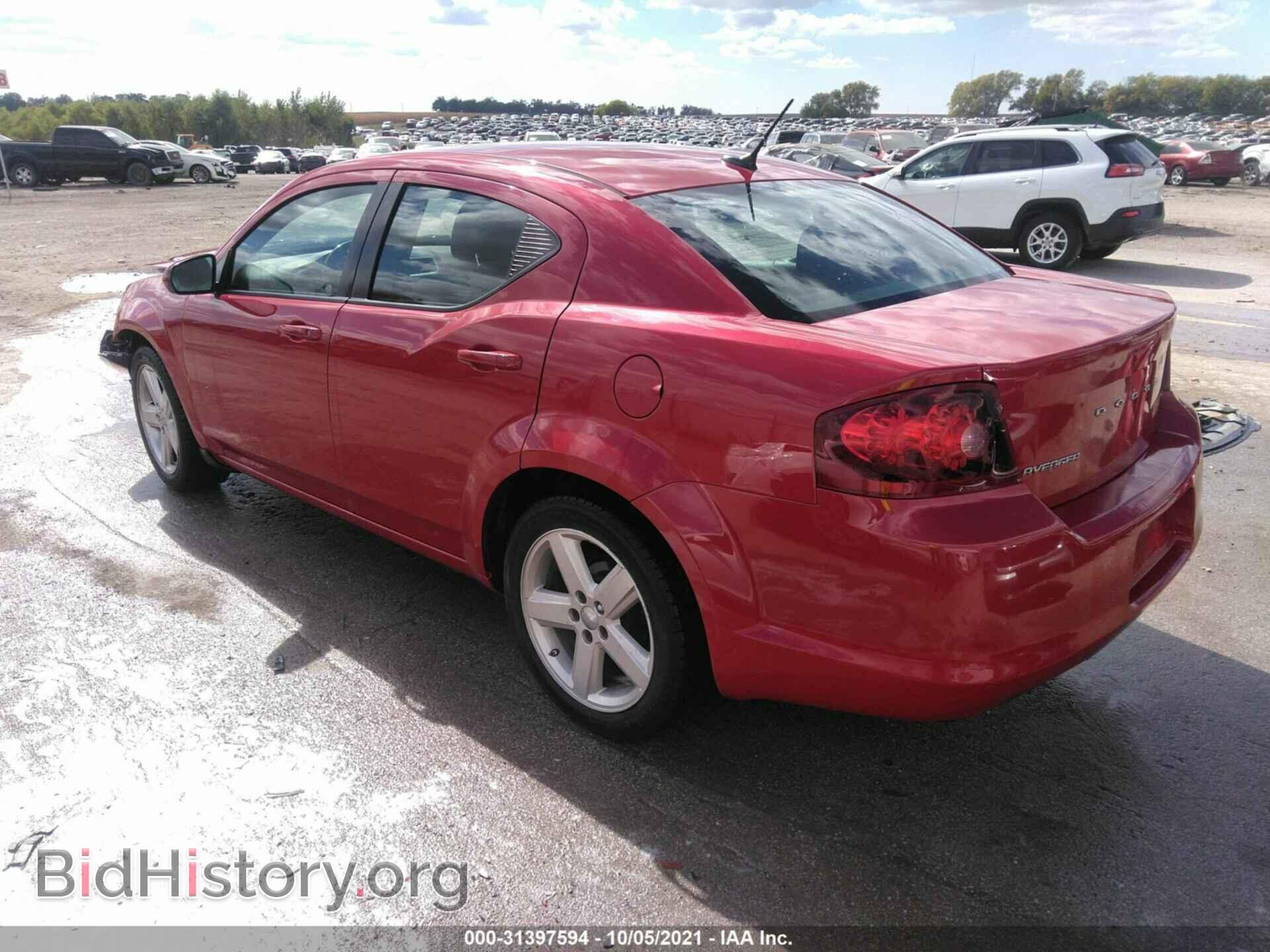 2013 DODGE AVENGER - VIN: 1C3CDZCB1DN708449 - Фото 3