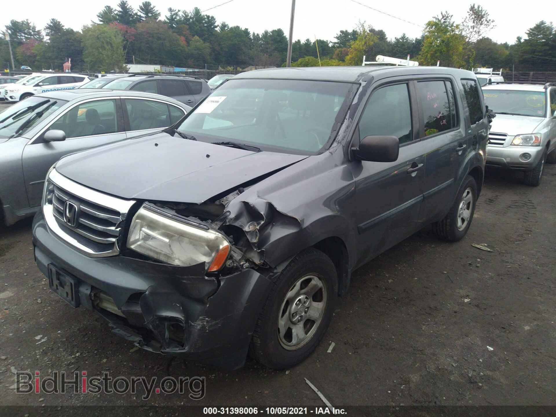 2013 HONDA PILOT - VIN: 5FNYF4H2XDB073074 - Photo 2