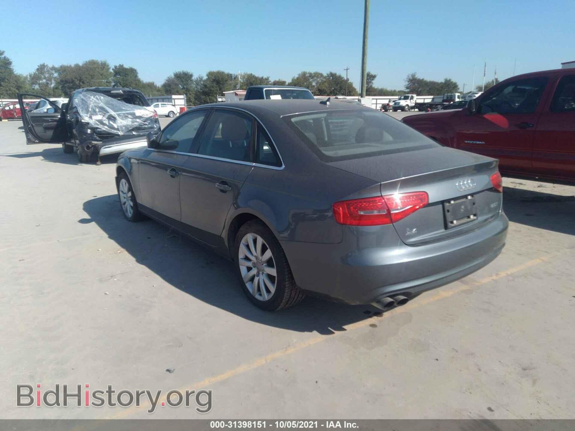 2013 AUDI A4 - VIN: WAUAFAFL7DA149576 - Фото 3