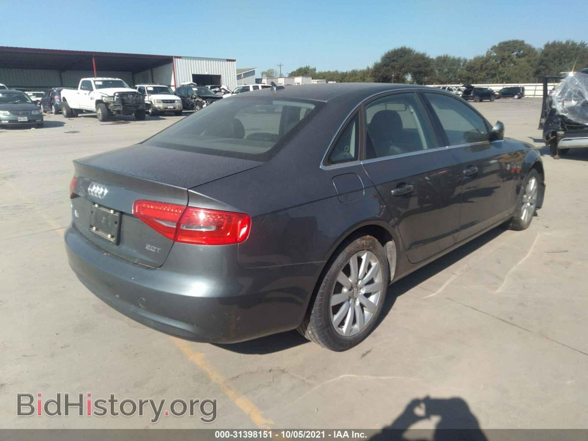 2013 AUDI A4 - VIN: WAUAFAFL7DA149576 - Фото 4