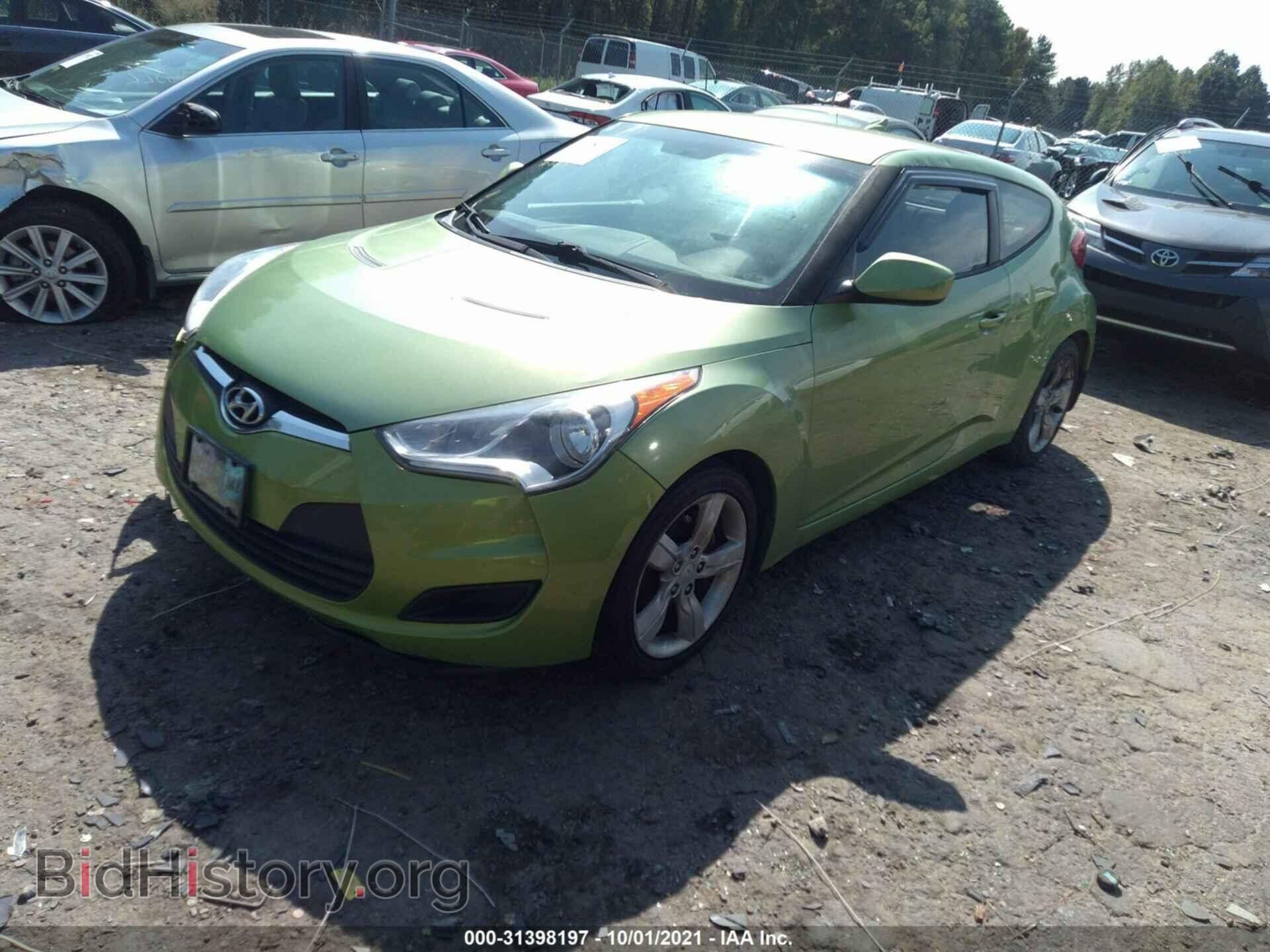 2012 HYUNDAI VELOSTER - VIN: KMHTC6ADXCU044007 - Фото 2