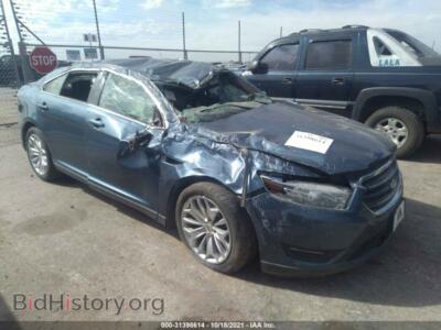 2018 Ford TAURUS Limited, blue — VIN 1FAHP2F82JG109727, IAAI
