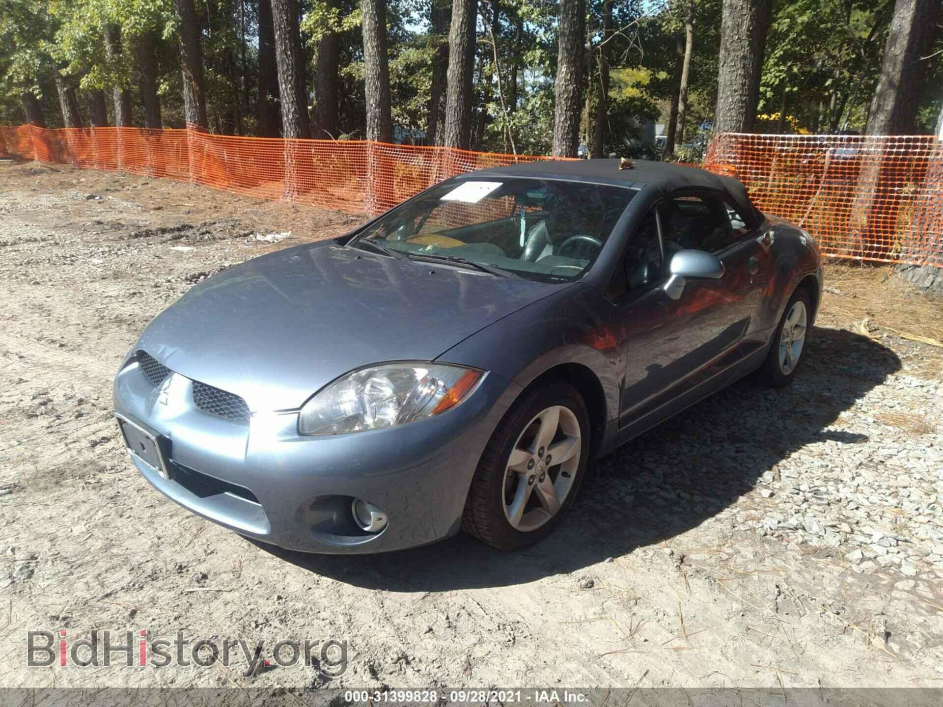 2007 MITSUBISHI ECLIPSE - VIN: 4A3AL25F17E019557 - Фото 2
