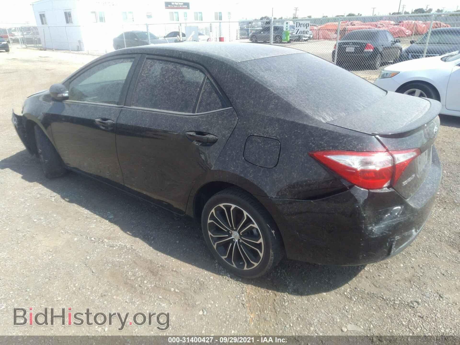 2014 TOYOTA COROLLA - VIN: 5YFBURHE6EP062209 - Фото 3