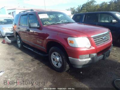 2006 Ford EXPLORER XLS, red — VIN 1FMEU72E76UA41475, IAAI