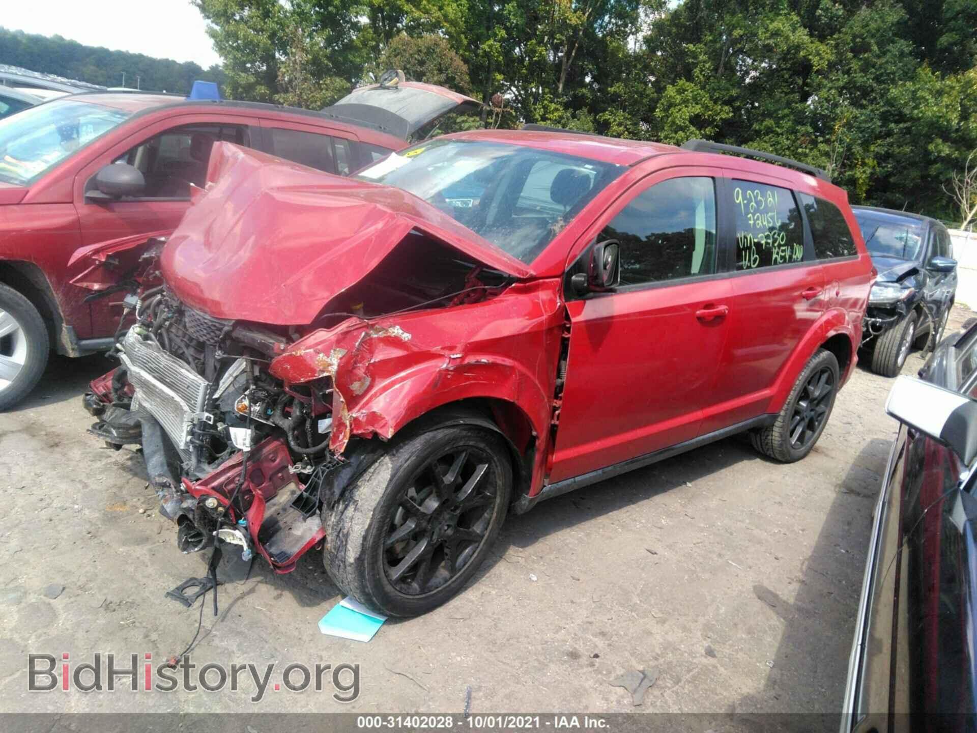 2016 DODGE JOURNEY - VIN: 3C4PDCBB7GT207730 - Фото 2