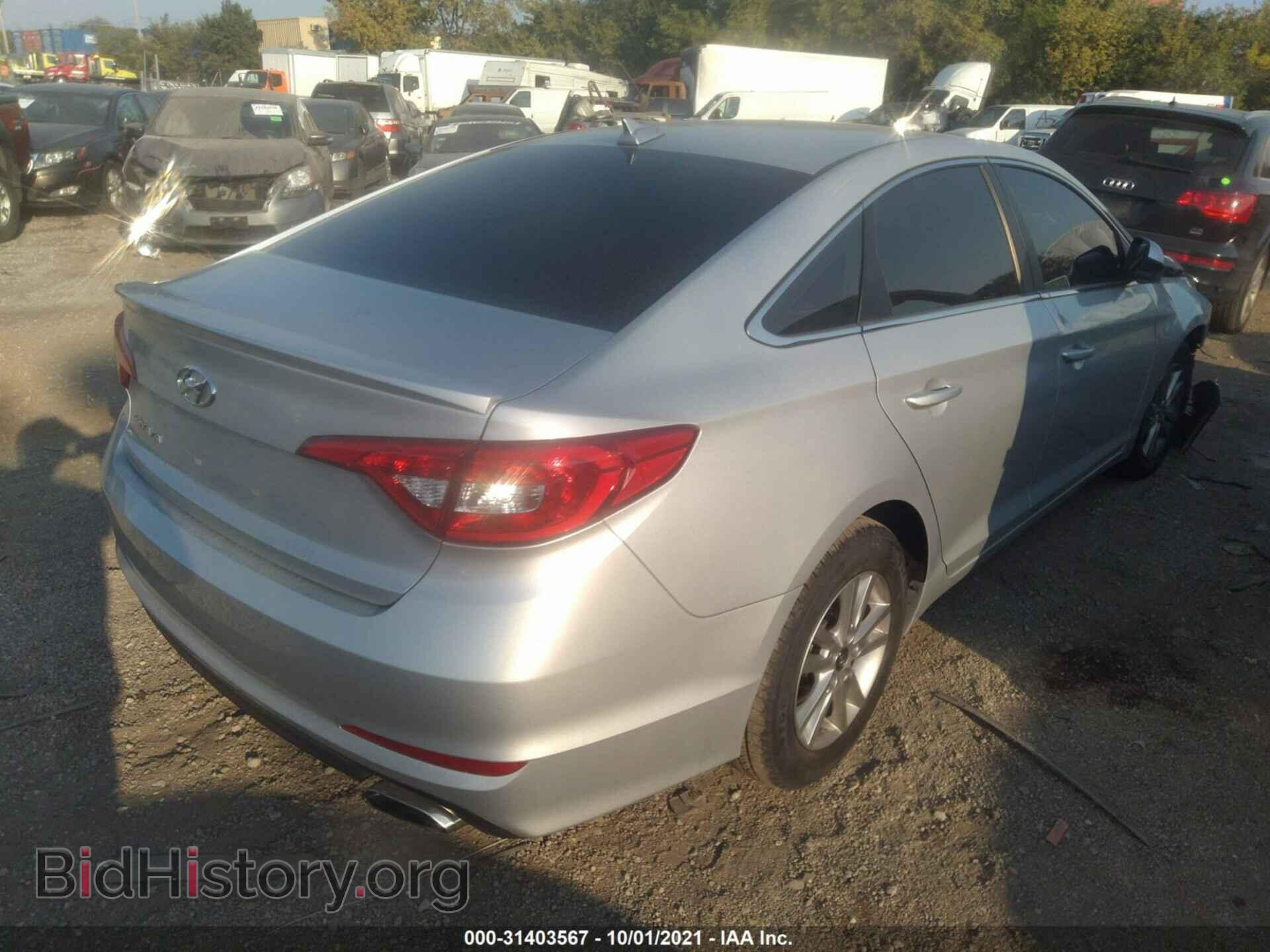 2017 HYUNDAI SONATA - VIN: 5NPE24AF6HH483003 - Фото 4