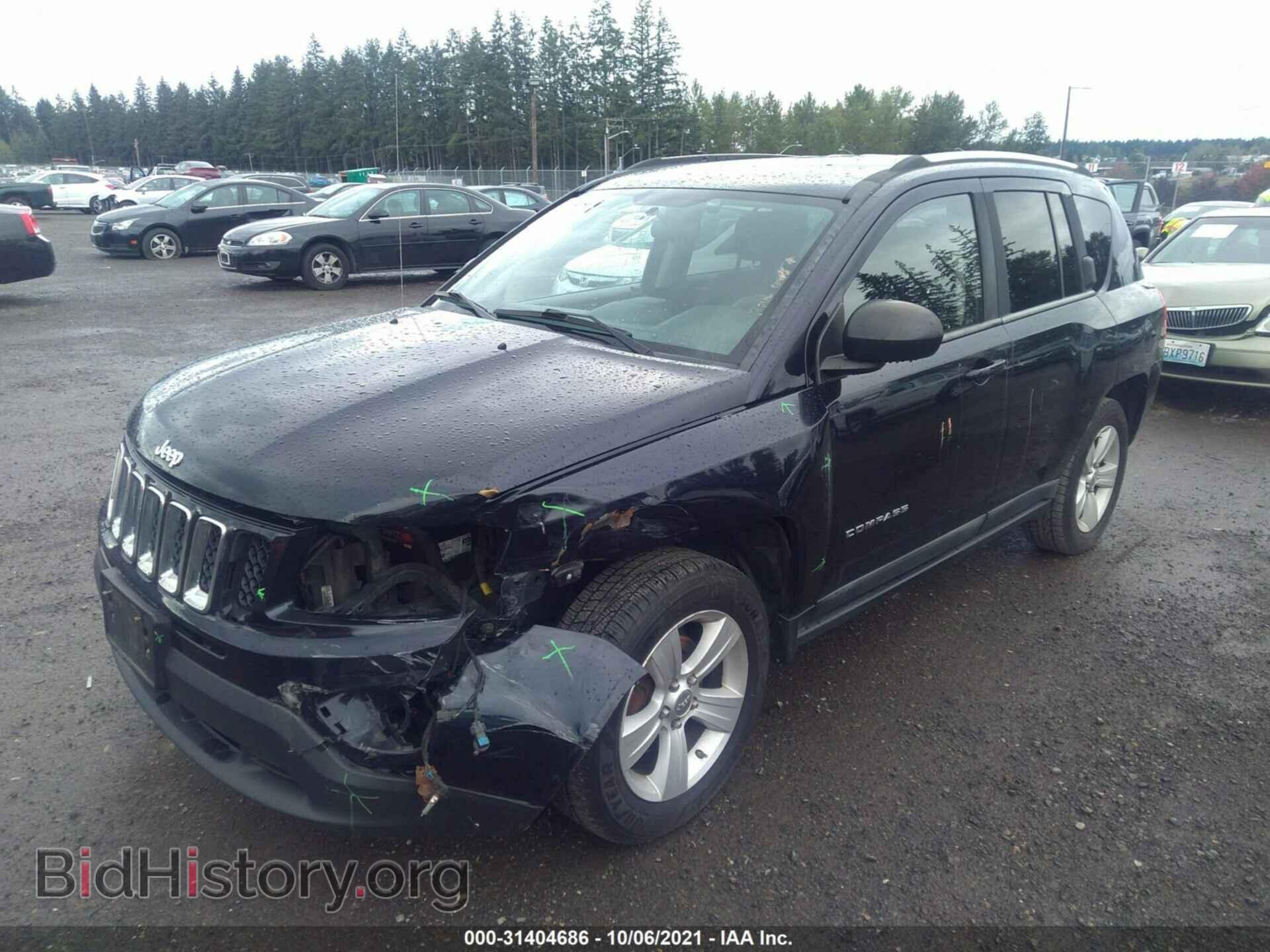 2011 JEEP COMPASS - VIN: 1J4NF1FB0BD164339 - Фото 2