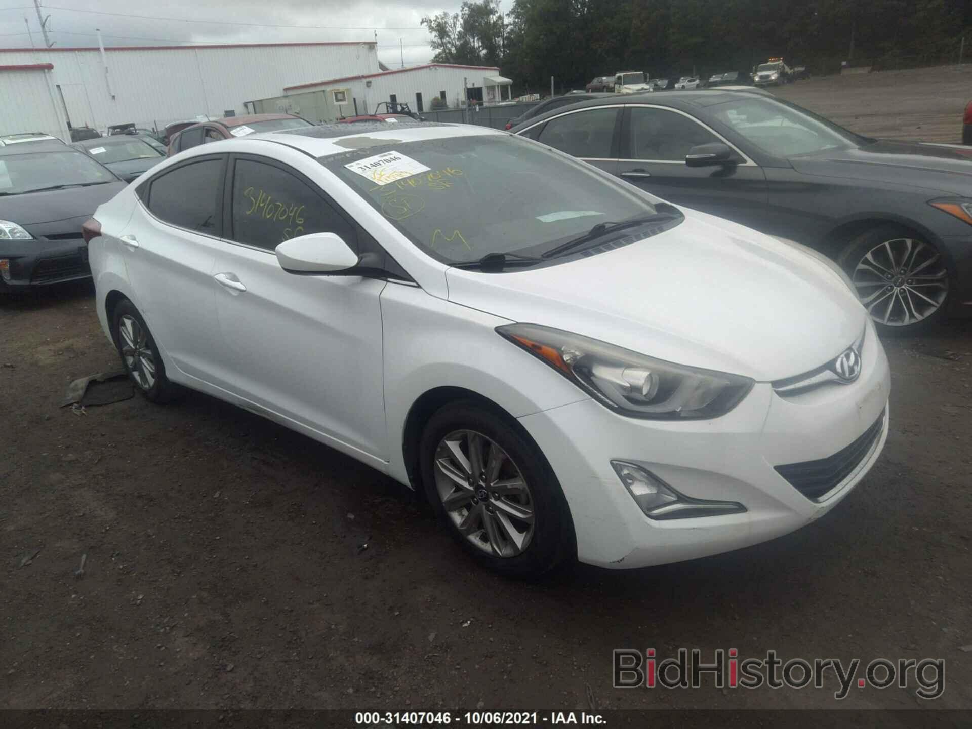 Photo 5NPDH4AE8FH643607 - HYUNDAI ELANTRA 2015