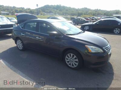 2014 Nissan SENTRA SV, gray — VIN 1N4AB7AP4EN852645, IAAI