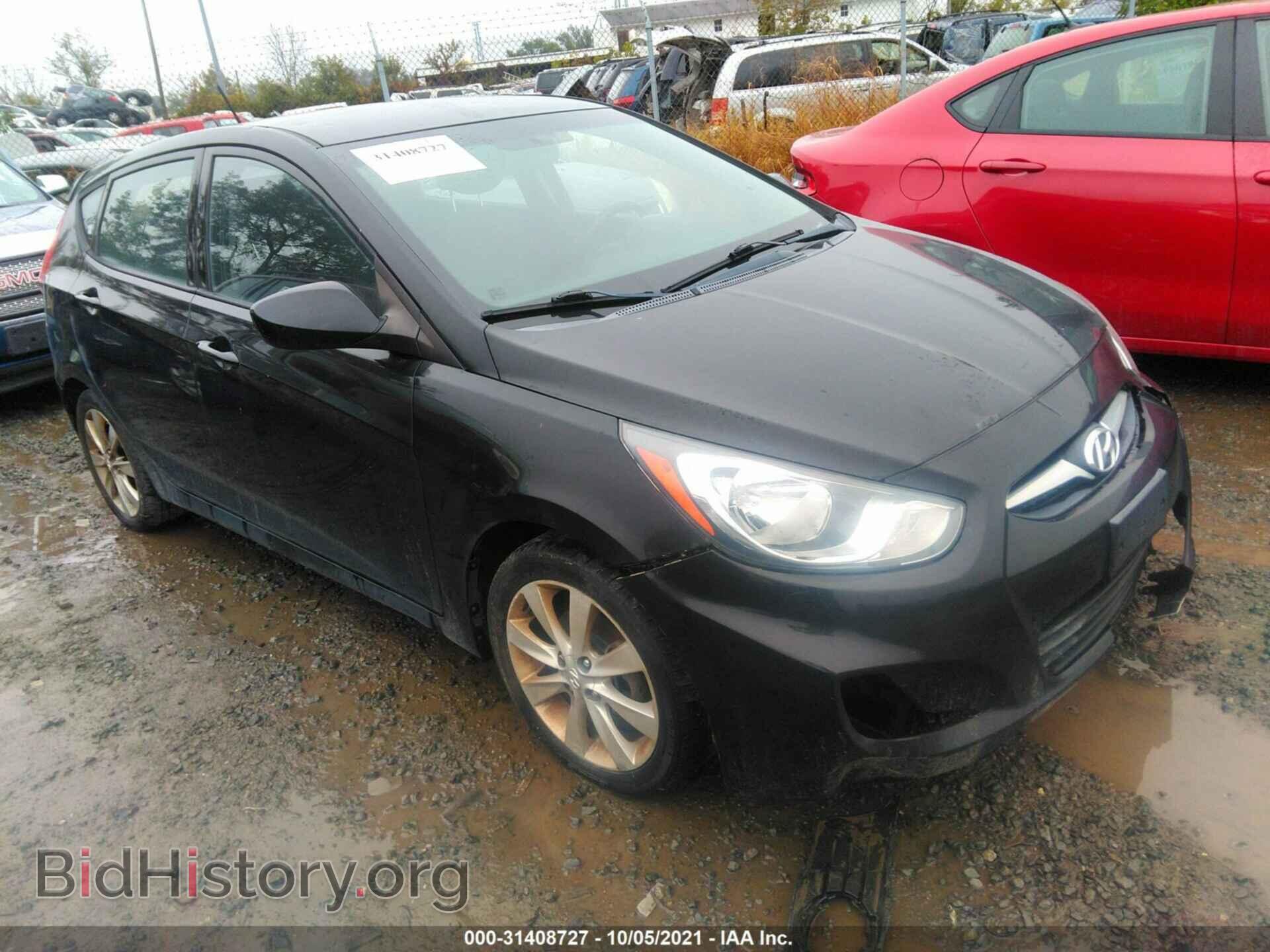 Photo KMHCU5AE0CU010609 - HYUNDAI ACCENT 2012