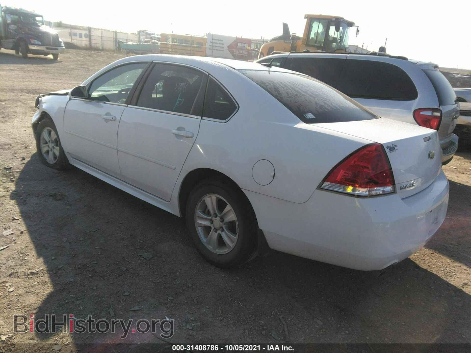2012 CHEVROLET IMPALA - VIN: 2G1WA5E37C1182577 - Фото 3