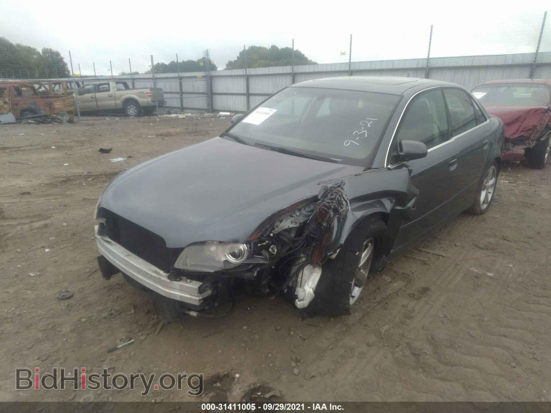 2007 AUDI A4 - VIN: WAUDH78E77A190402 - Фото 2