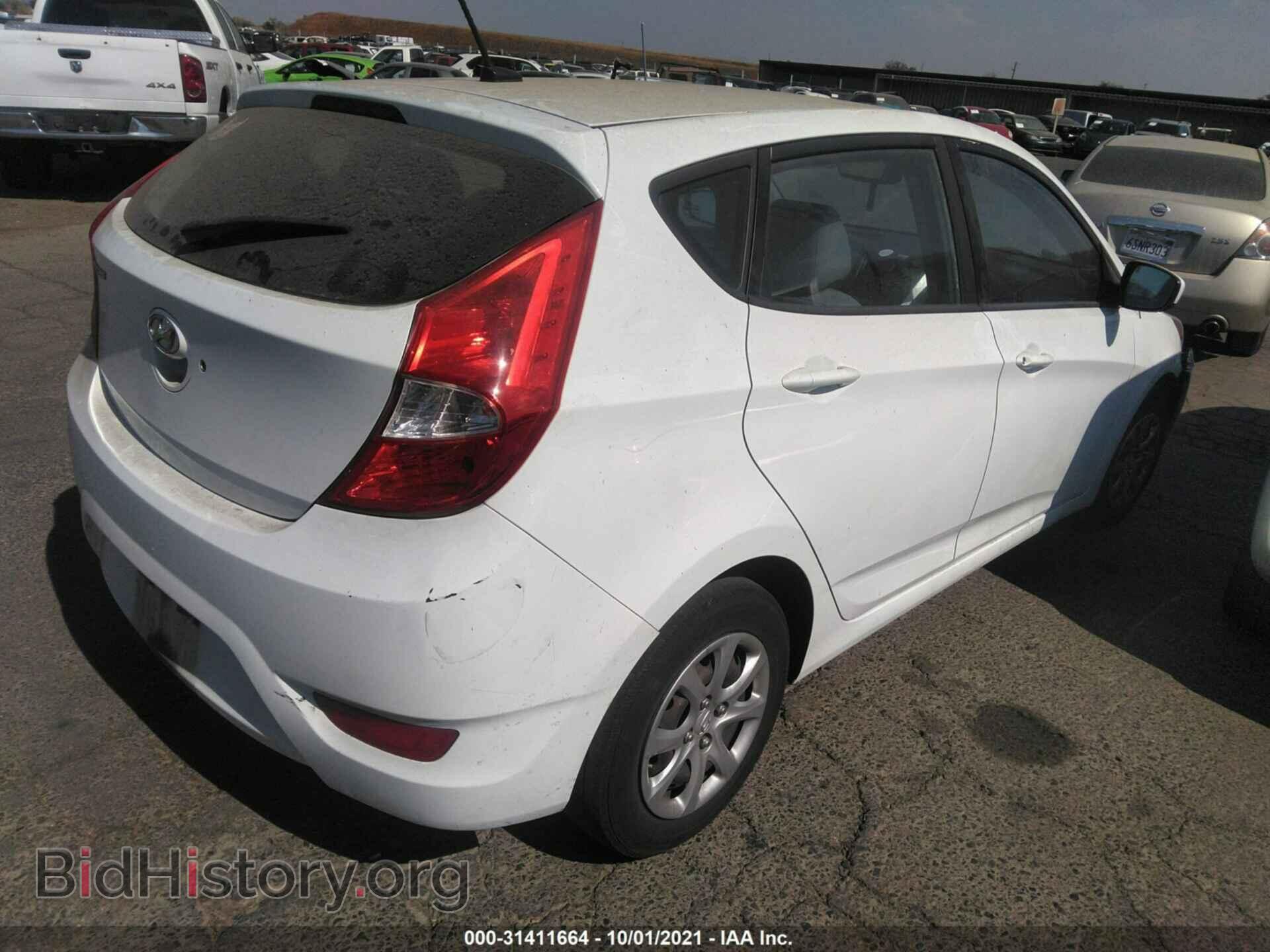 2013 HYUNDAI ACCENT - VIN: KMHCT5AE1DU112490 - Фото 4
