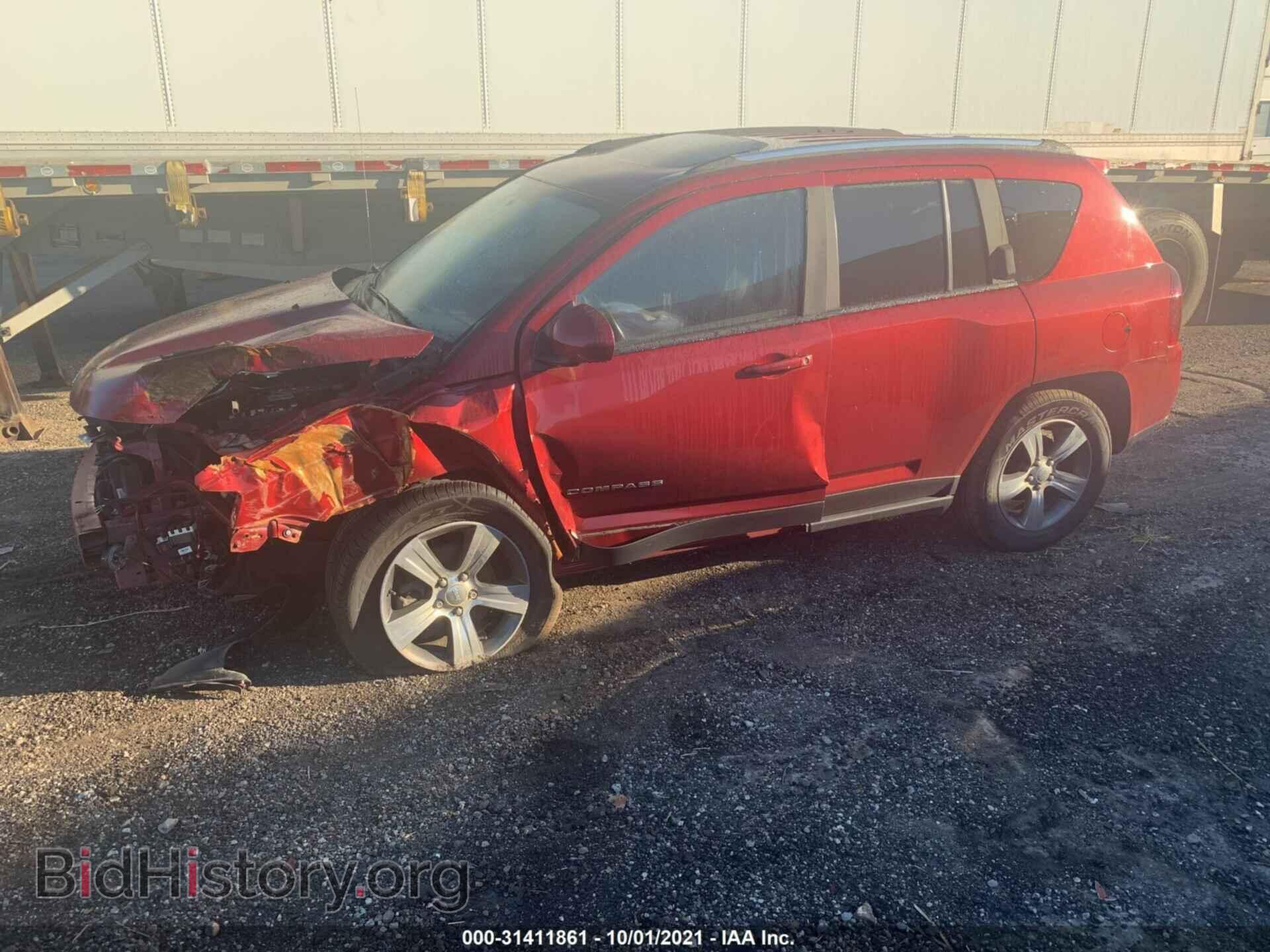 2016 JEEP COMPASS - VIN: 1C4NJDEB2GD658524 - Фото 2