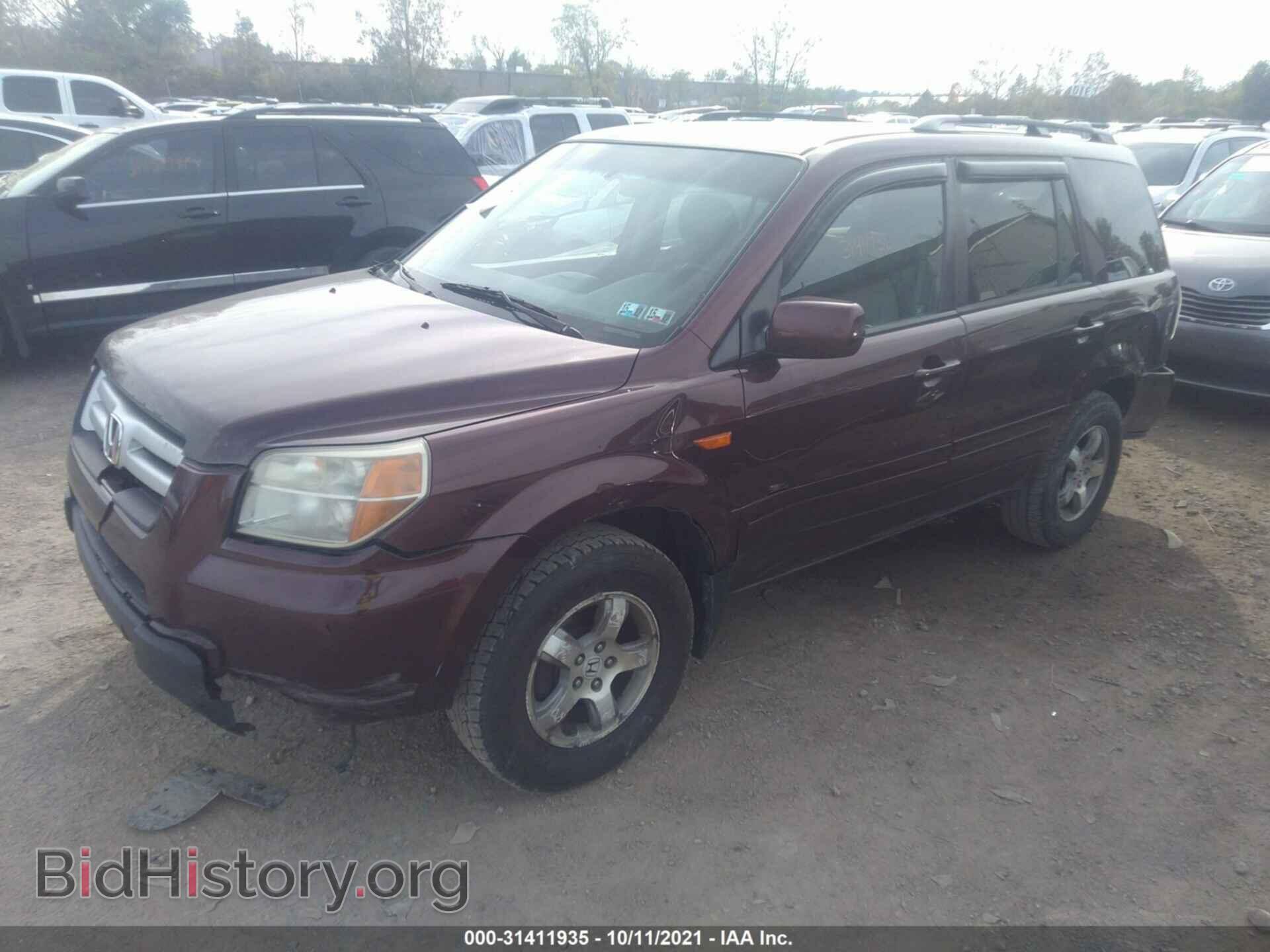2007 HONDA PILOT - VIN: 2HKYF18407H509727 - Фото 2