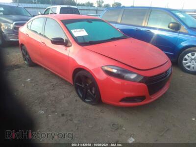 2015 Dodge DART SXT, оранжевый — VIN 1C3CDFBB1FD415630, IAAI