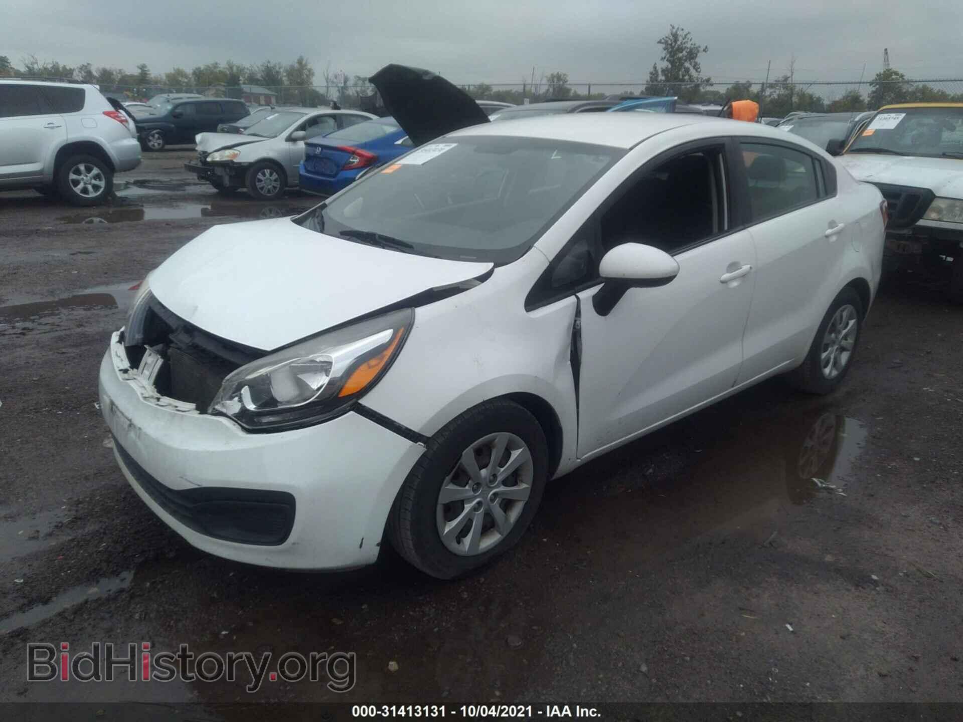 2012 KIA RIO - VIN: KNADM4A34C6048170 - Фото 2