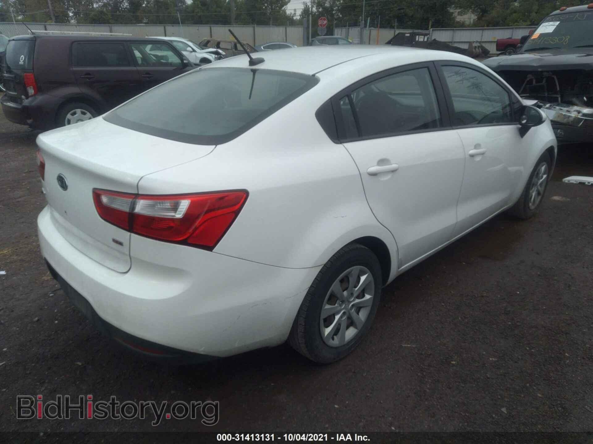 2012 KIA RIO - VIN: KNADM4A34C6048170 - Фото 4