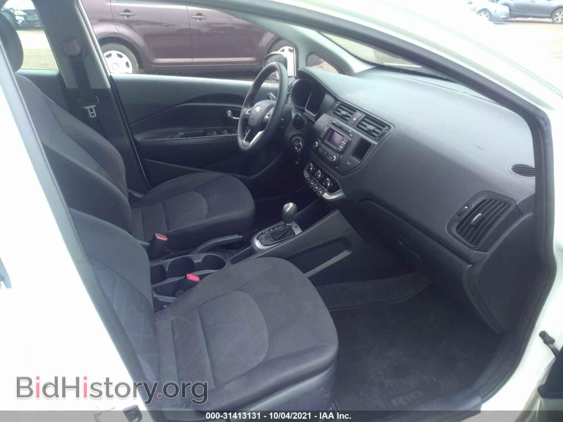 2012 KIA RIO - VIN: KNADM4A34C6048170 - Фото 5