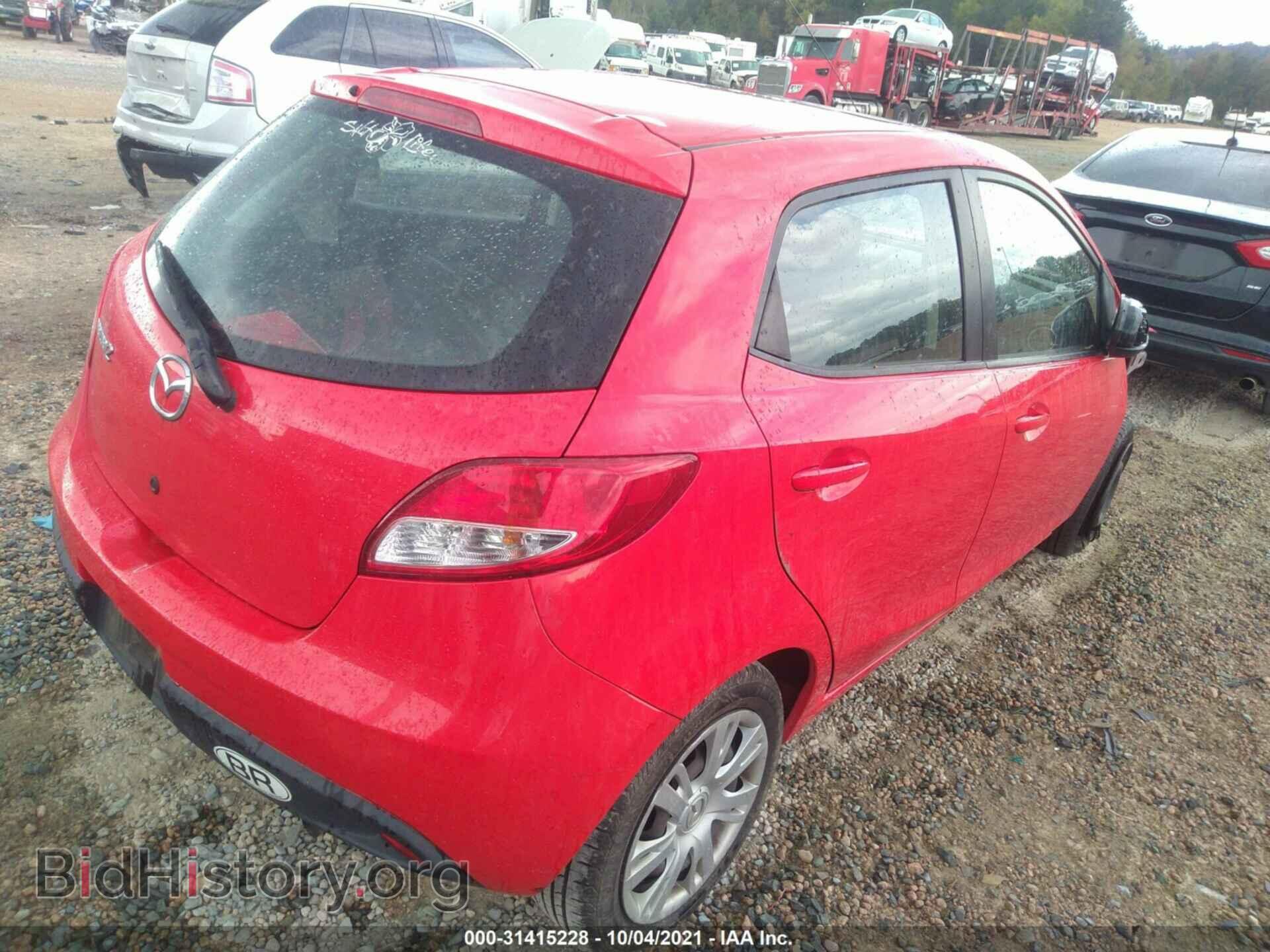 2014 MAZDA MAZDA2 - VIN: JM1DE1KY4E0181266 - Фото 4
