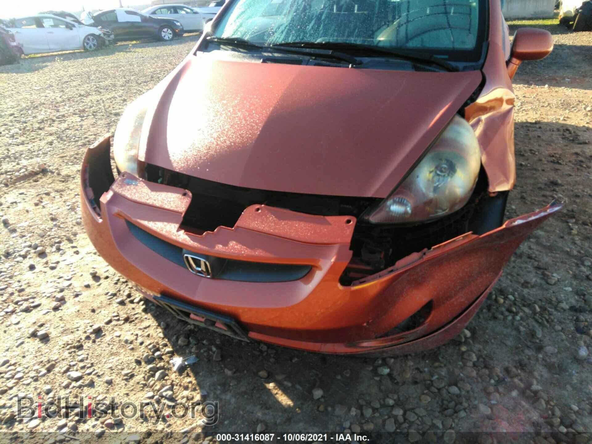 2007 HONDA FIT - VIN: JHMGD38687S010589 - Фото 6
