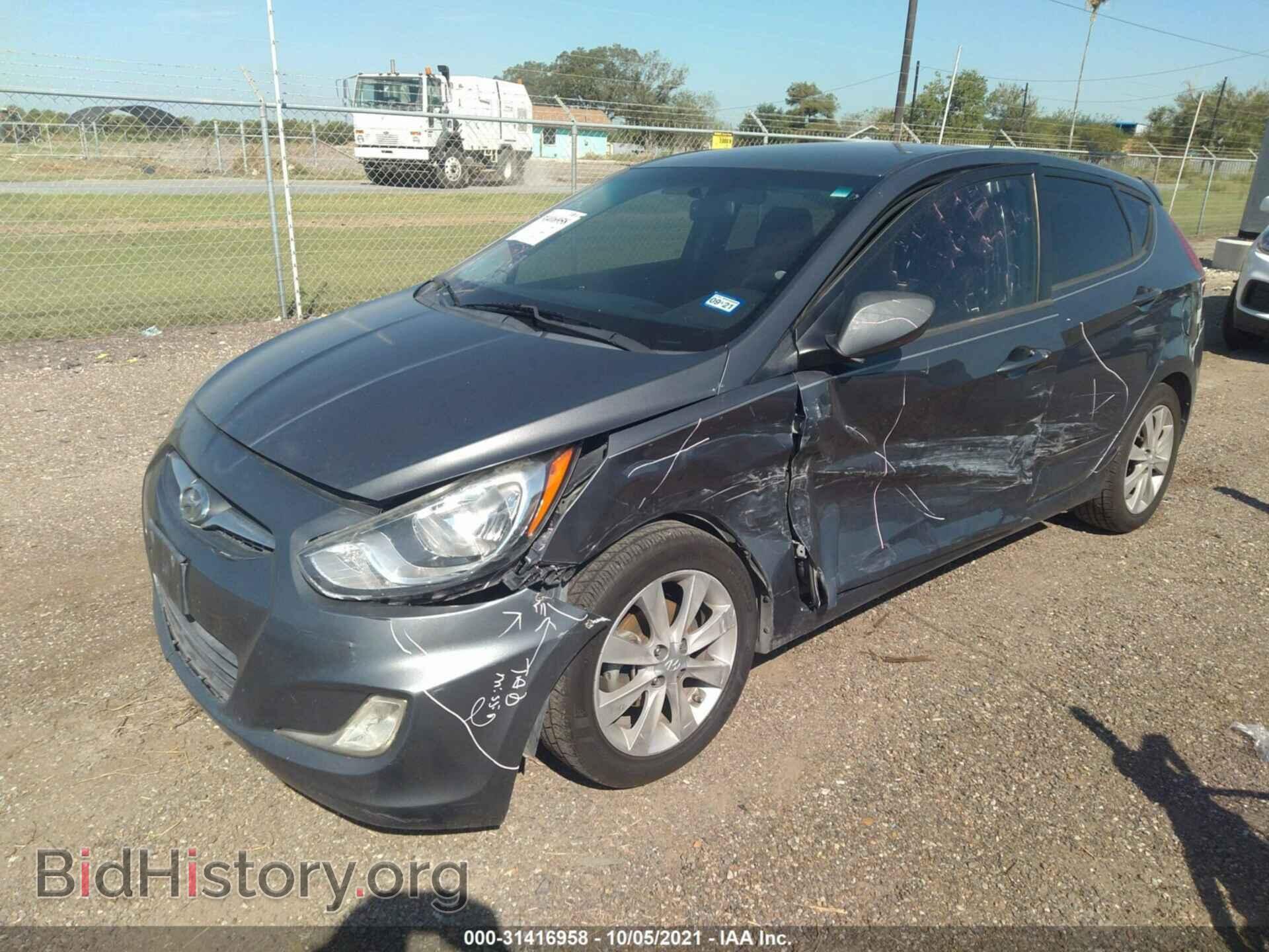 2012 HYUNDAI ACCENT - VIN: KMHCU5AE7CU003916 - Фото 2