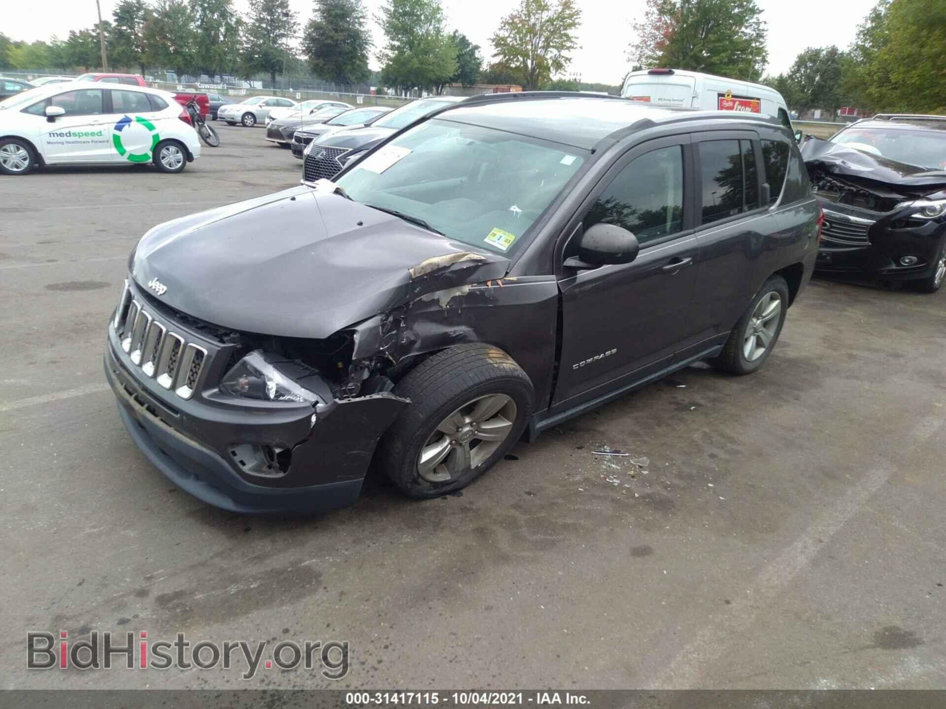 2016 JEEP COMPASS - VIN: 1C4NJDBB3GD757048 - Фото 2