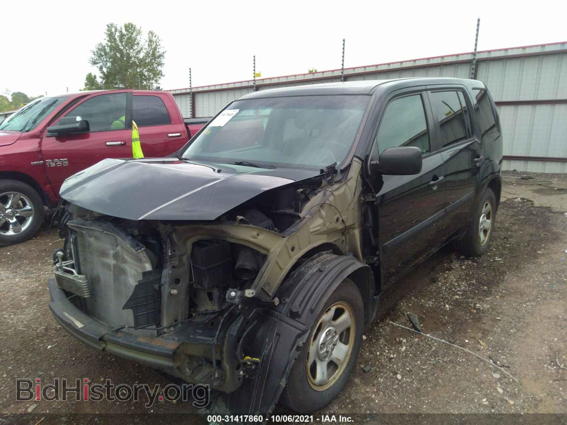 2012 HONDA PILOT - VIN: 5FNYF4H24CB025486 - Фото 2