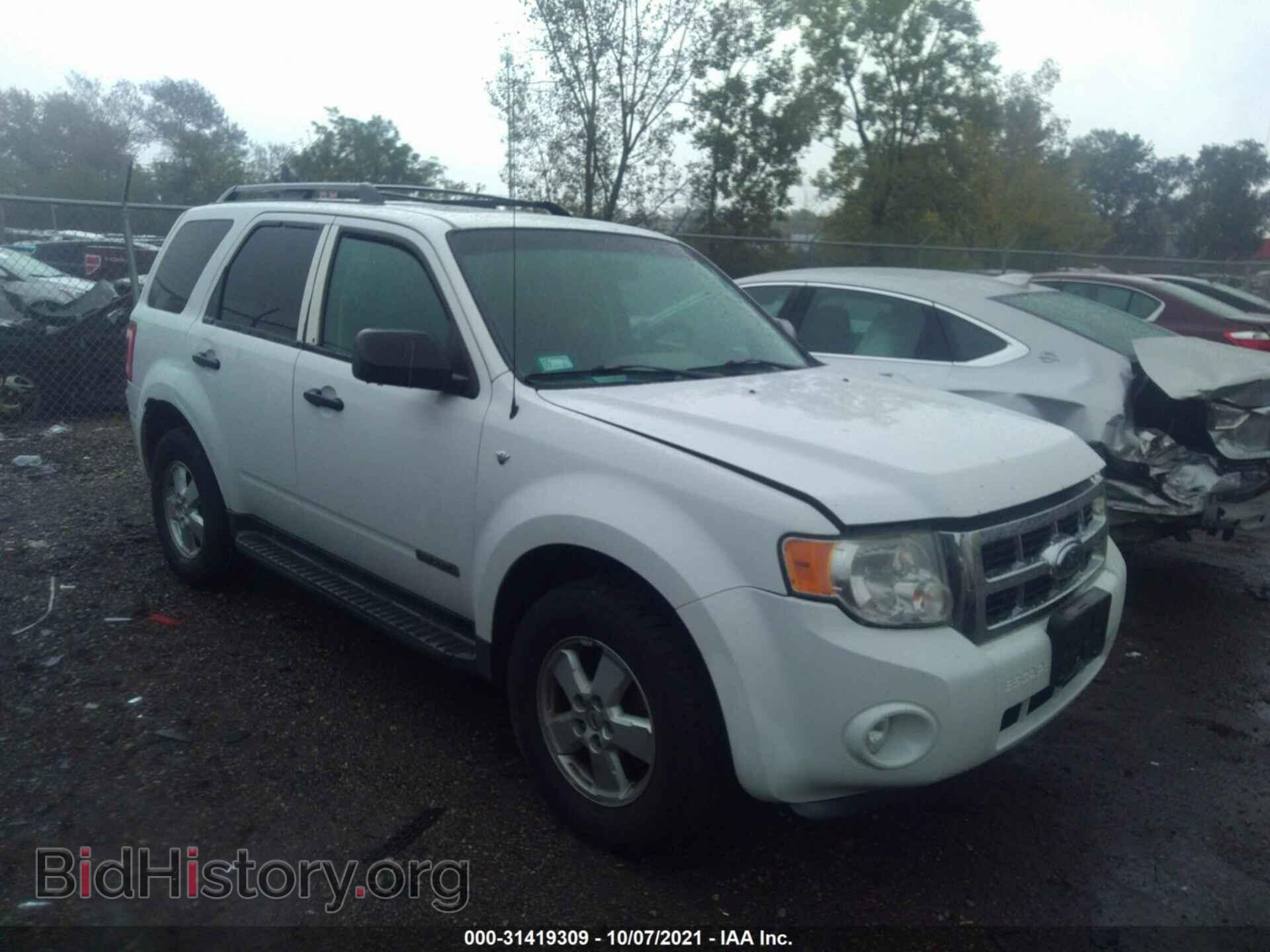 Photo 1FMCU931X8KA33044 - FORD ESCAPE 2008