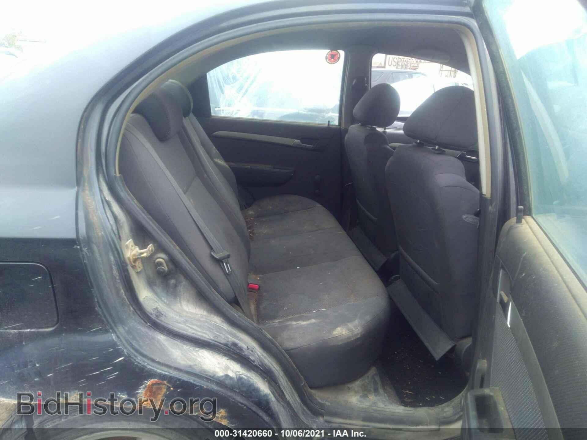 2007 CHEVROLET AVEO - VIN: KL1TD56677B057277 - Фото 8