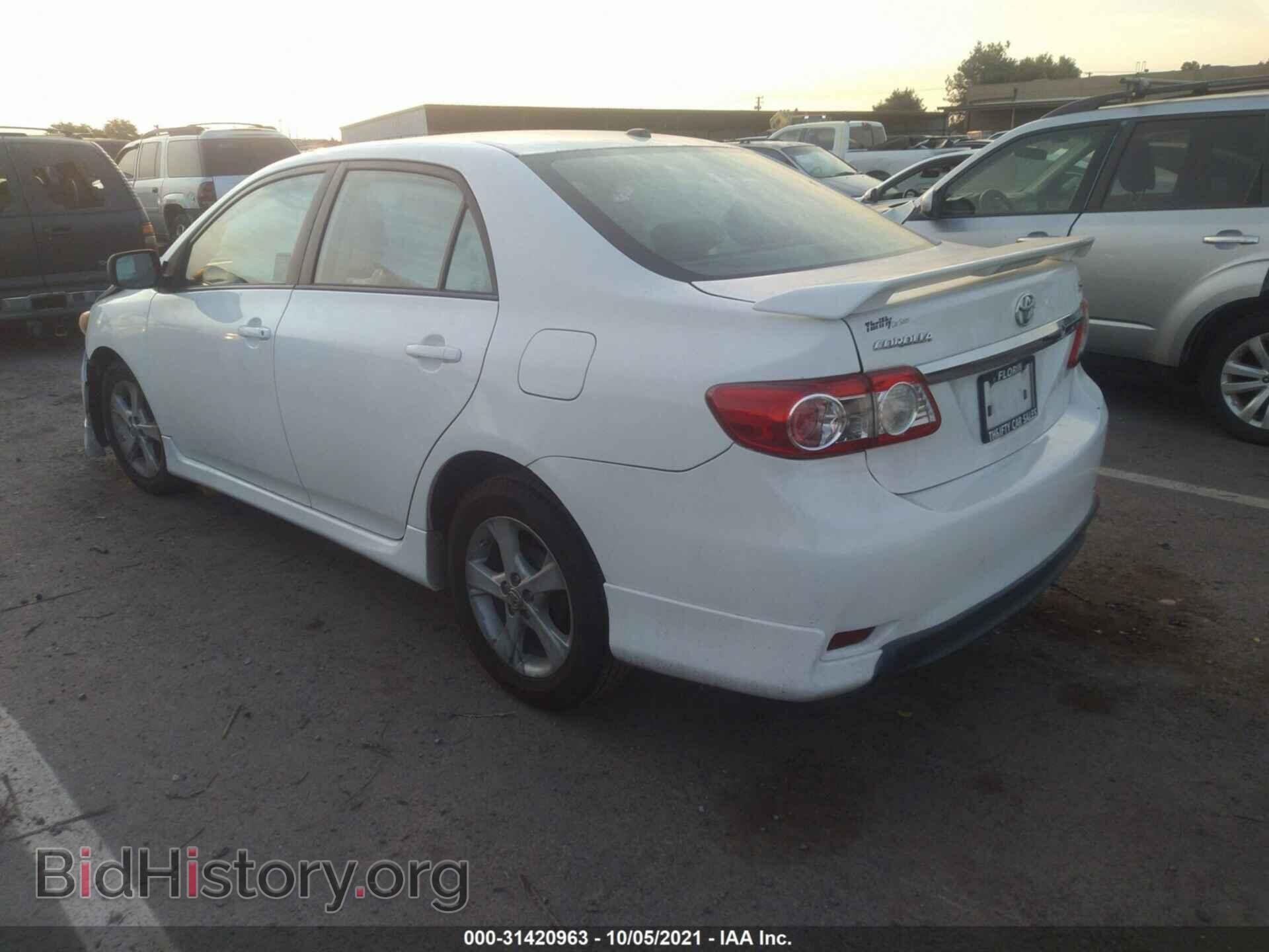 2011 TOYOTA COROLLA - VIN: 2T1BU4EE8BC641530 - Фото 3